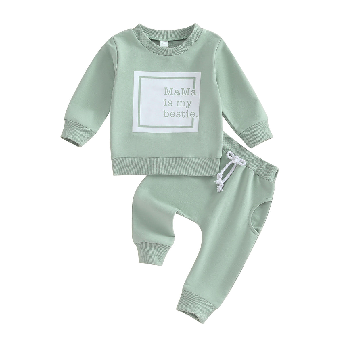 Zweiteiler mit Langarmshirt und Hose für Kinder – Bild 2 | LuxeStyle