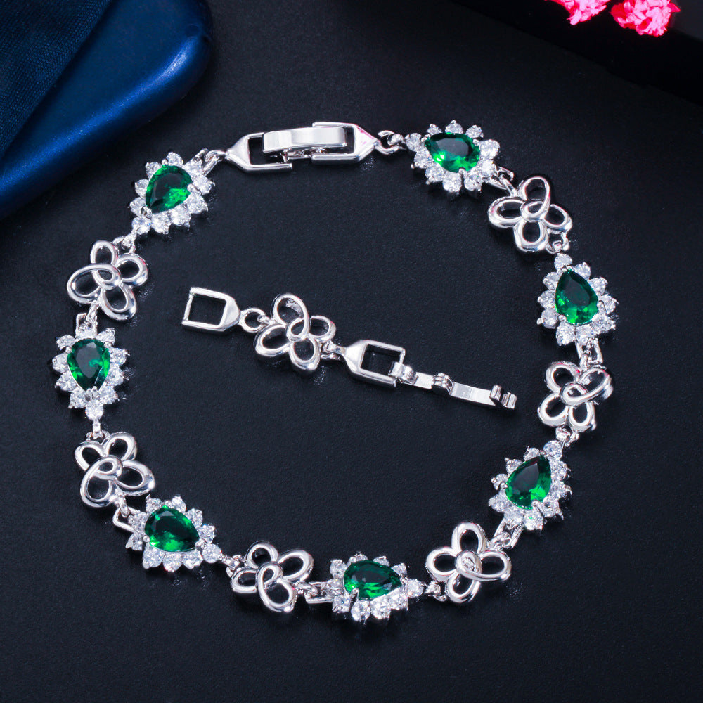 Vergoldetes Zirkon Armband