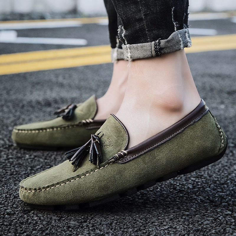 Burgunder Leder Sneaker – Bild 6 | LuxeStyle