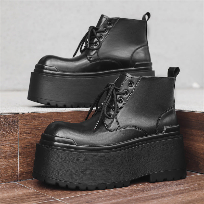 Vintage Herrenschuhe mit Karomuster