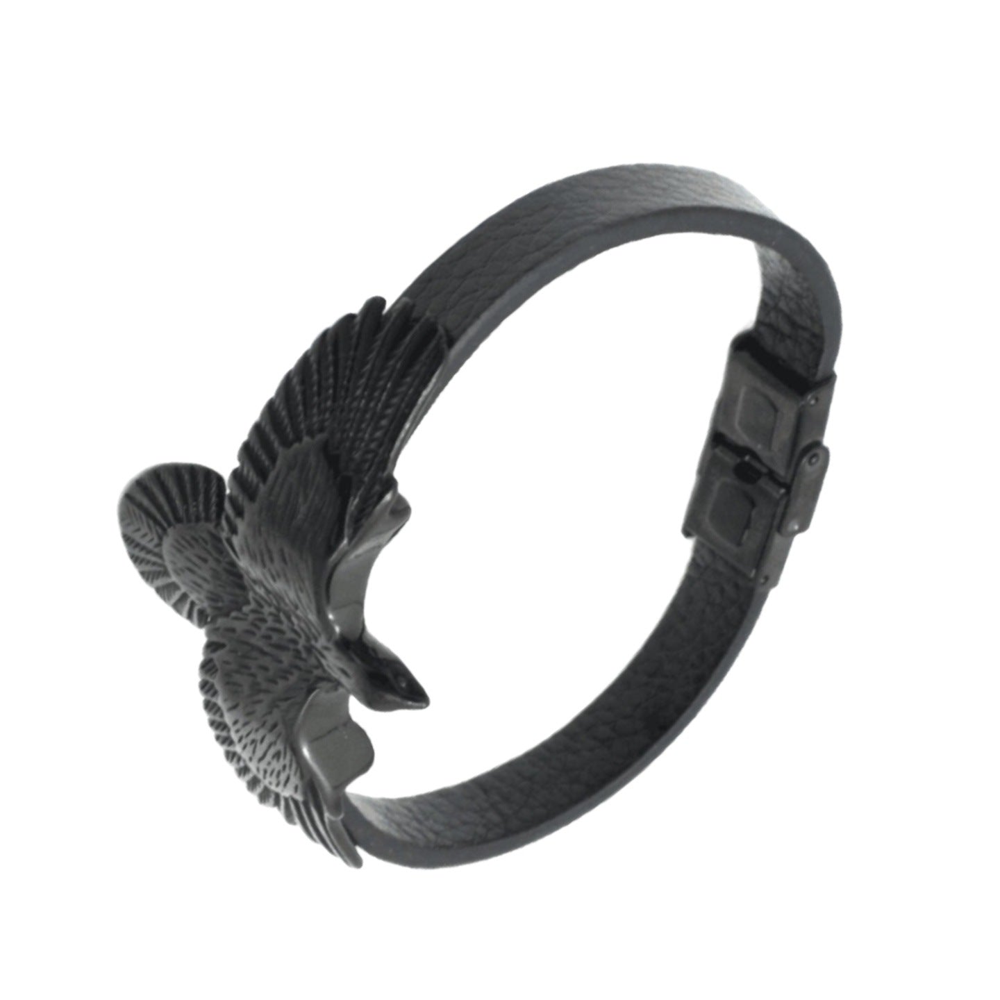 Einfach Lederkordelarmband mit Edelstahl