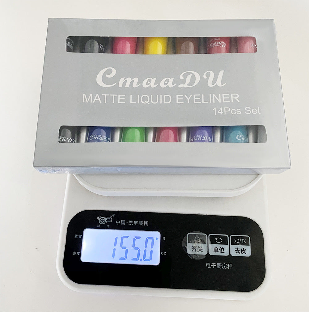 14-farbige Liquid Eyeliner Set
