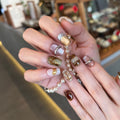 Handbemalte Samt Cat-Eye-Ohrringe