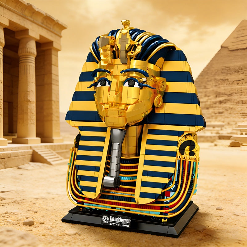 Egyptian Golden Mask Bauklötze – Hochschwieriges Set | LuxeStyle
