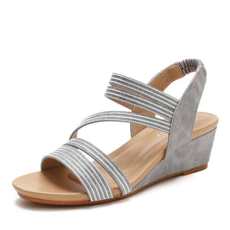 Plattform-Sandalen mit weichem Untergrund – Bild 5 | LuxeStyle