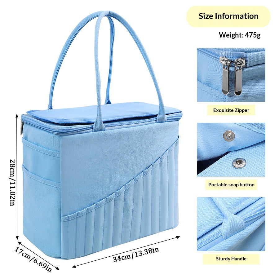 Organizer-Tasche für Häkelzubehör – Bild 4 | LuxeStyle