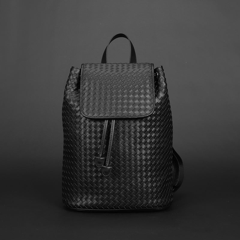 Rucksack aus Rindsleder mit Zugband – Bild 5 | LuxeStyle