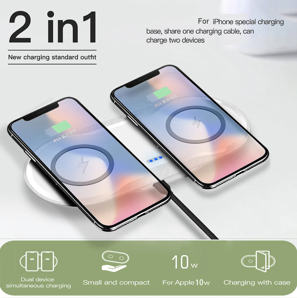 Drahtloses Dual-Ladegerät für Smartphones