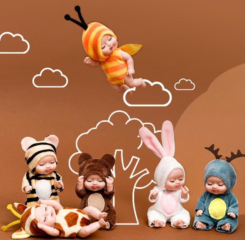 Prinzessinnen-Puppen-Set im Geschenk-Box