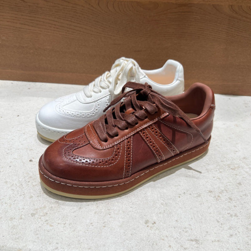 Sportliche Leder-Freizeitschuhe für Damen