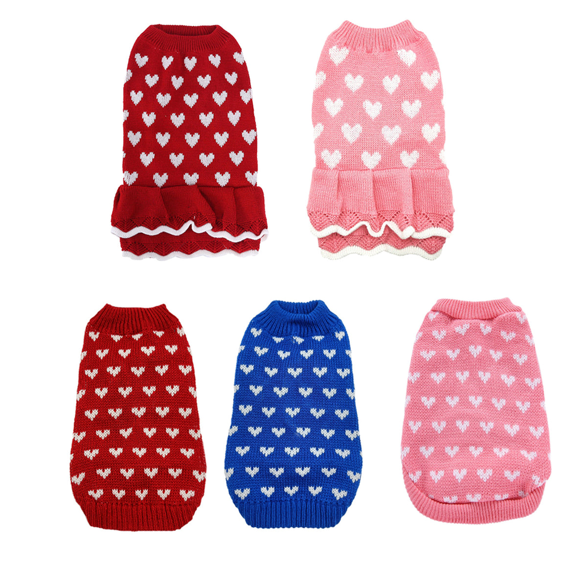 Hundestrickpullover Rot – S bis XXL – Bild 8 | LuxeStyle