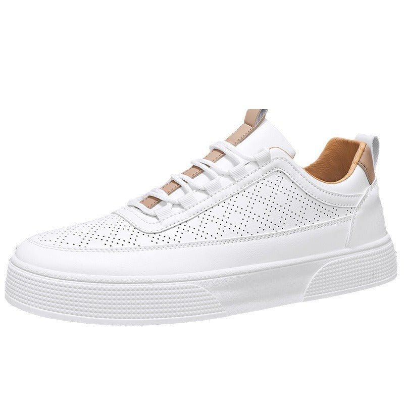 Schlichte weisse Sneaker mit dickem Boden – Bild 9 | LuxeStyle