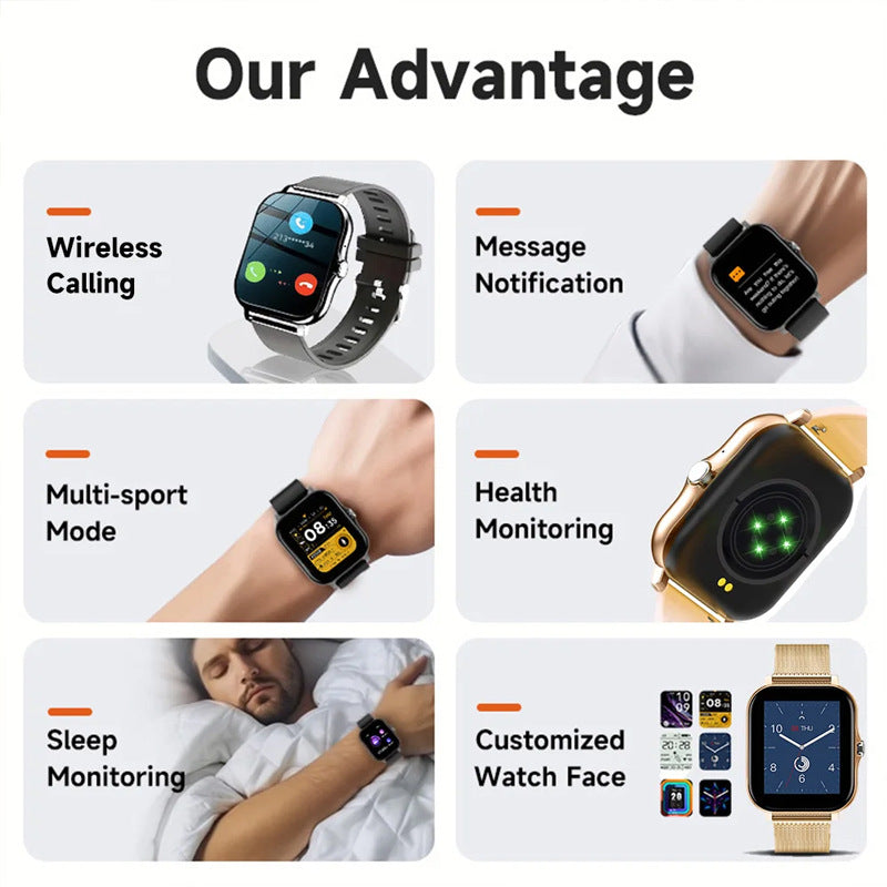 Smartwatch mit Bluetooth-Telefonie und Touchscreen – Bild 8 | LuxeStyle