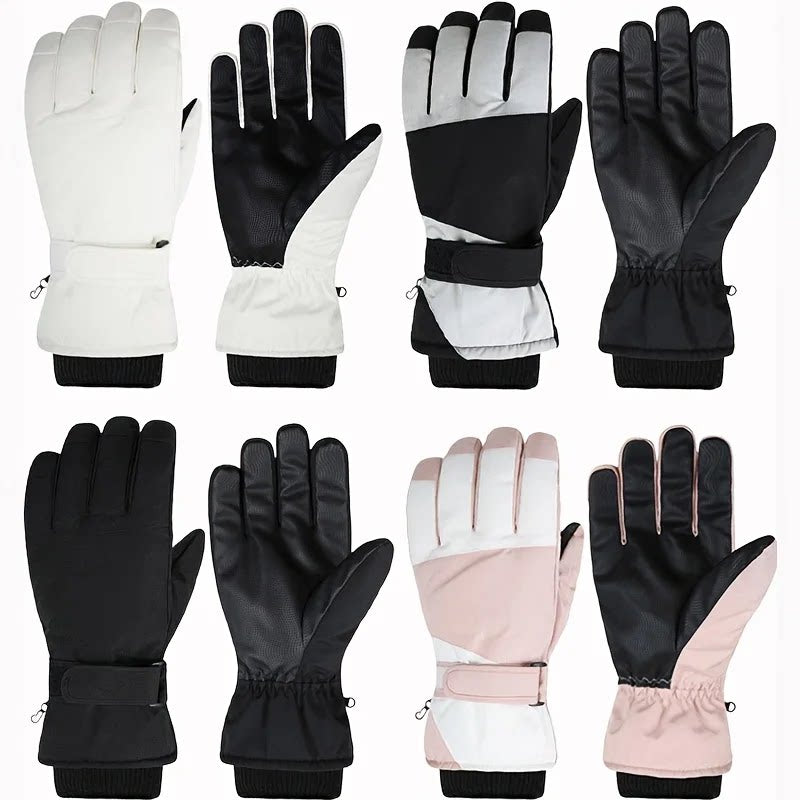 Winddichte Ski-Handschuhe M/L – Polyester – Bild 4 | LuxeStyle