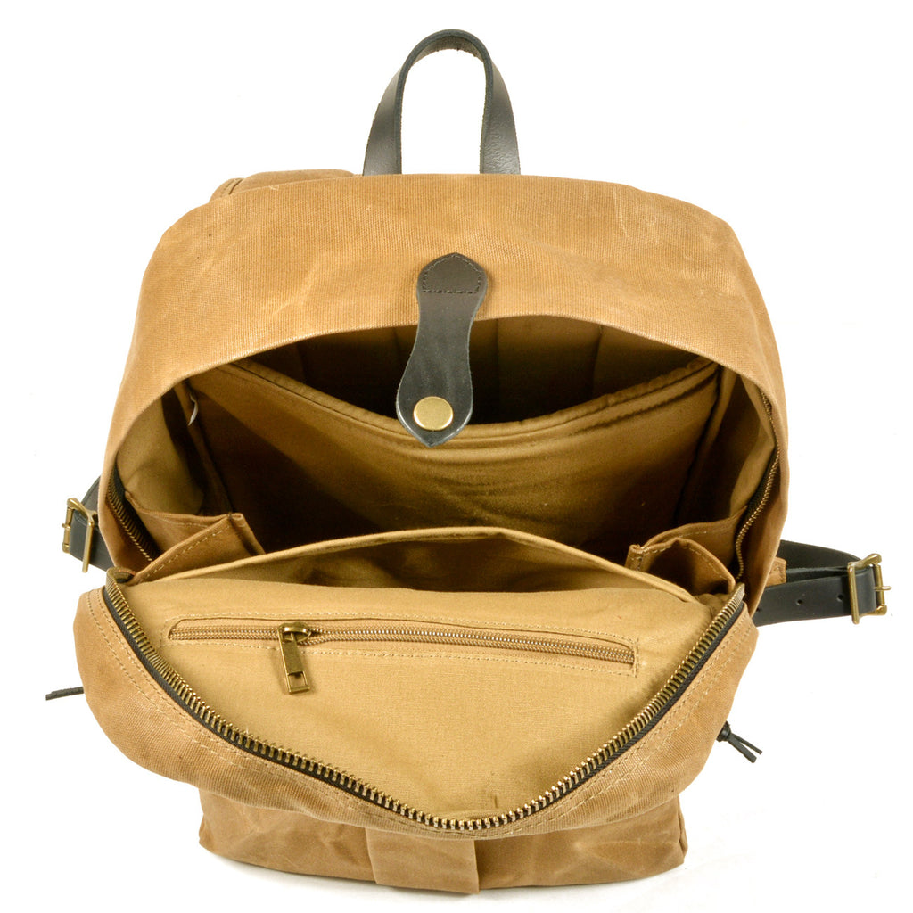 Retro Outdoor Canvas Rucksack – Bild 3 | LuxeStyle