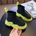 Hohe Kinderstiefel mit atmungsaktivem Mesh – Bild 7 | LuxeStyle