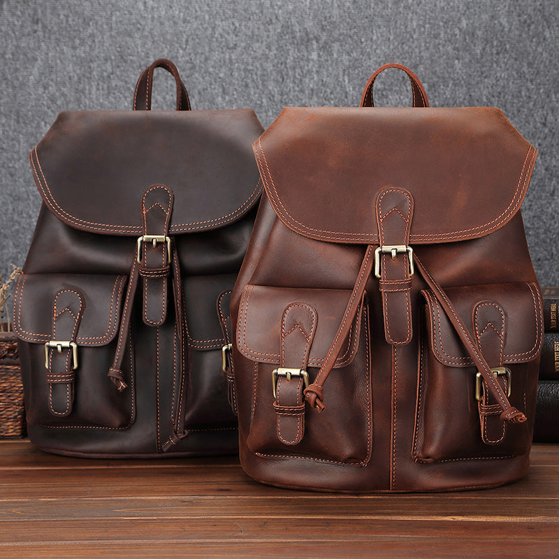 Grosses Lederreise-Backpack für Freizeit – Bild 7 | LuxeStyle