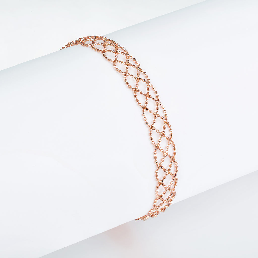 925-Silber Mesh-Armband Maglia