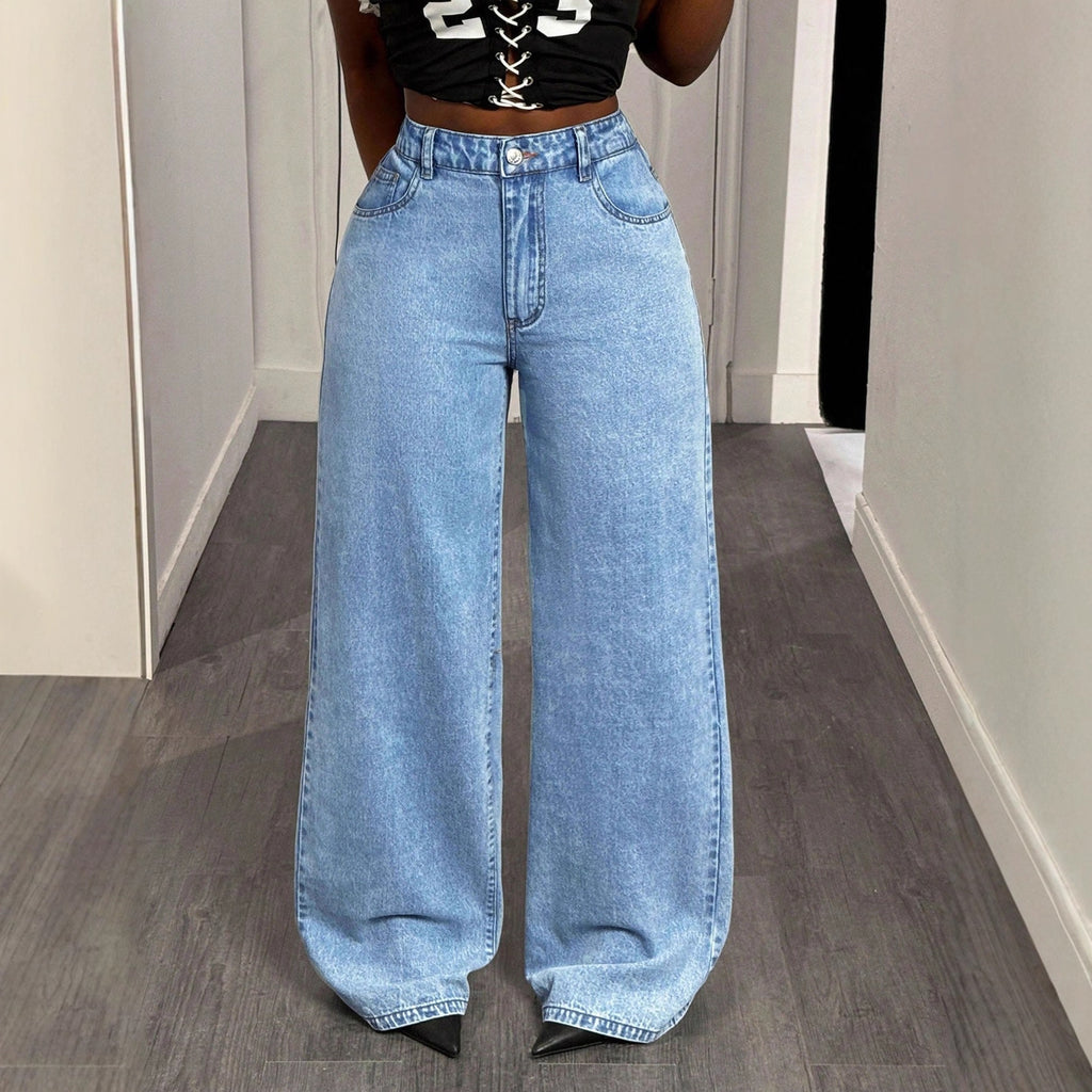 Elegante Straight-Leg Jeans
