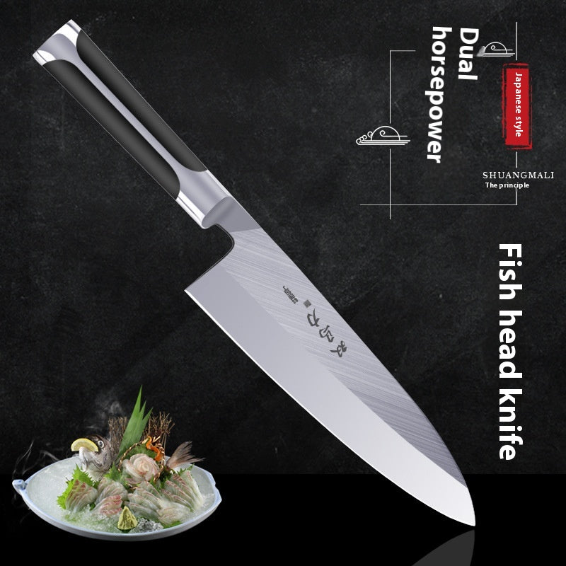 Japanisches Kochmesser für Lachs und Sushi