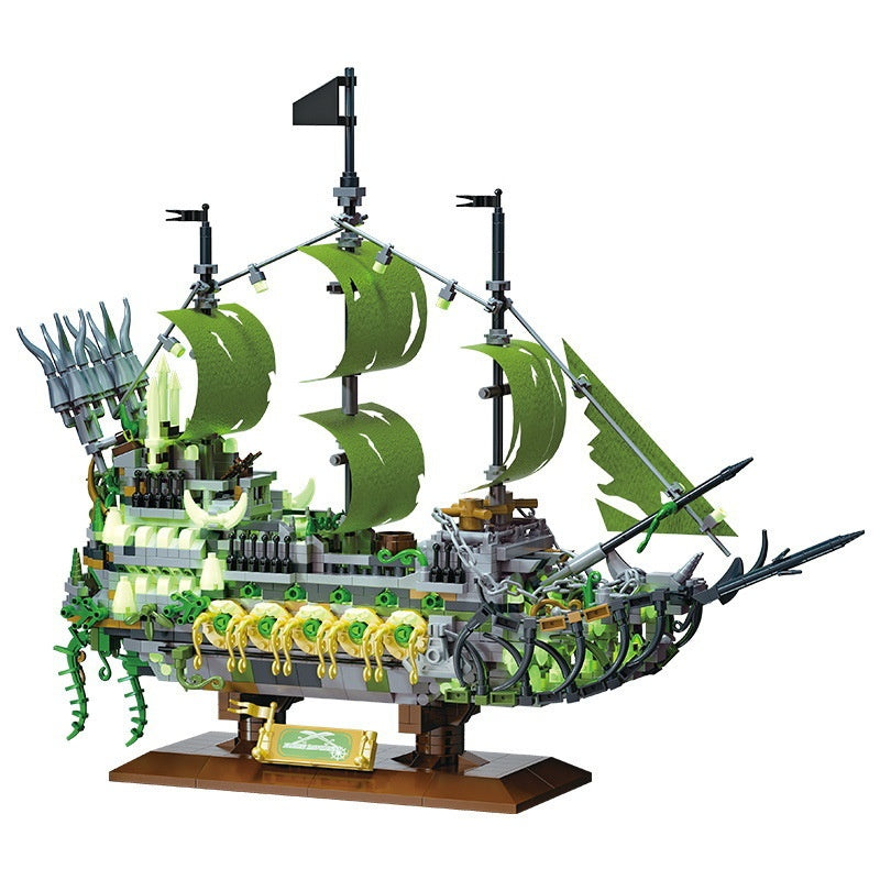 Geister-Piratenschiff Bausteine-Set