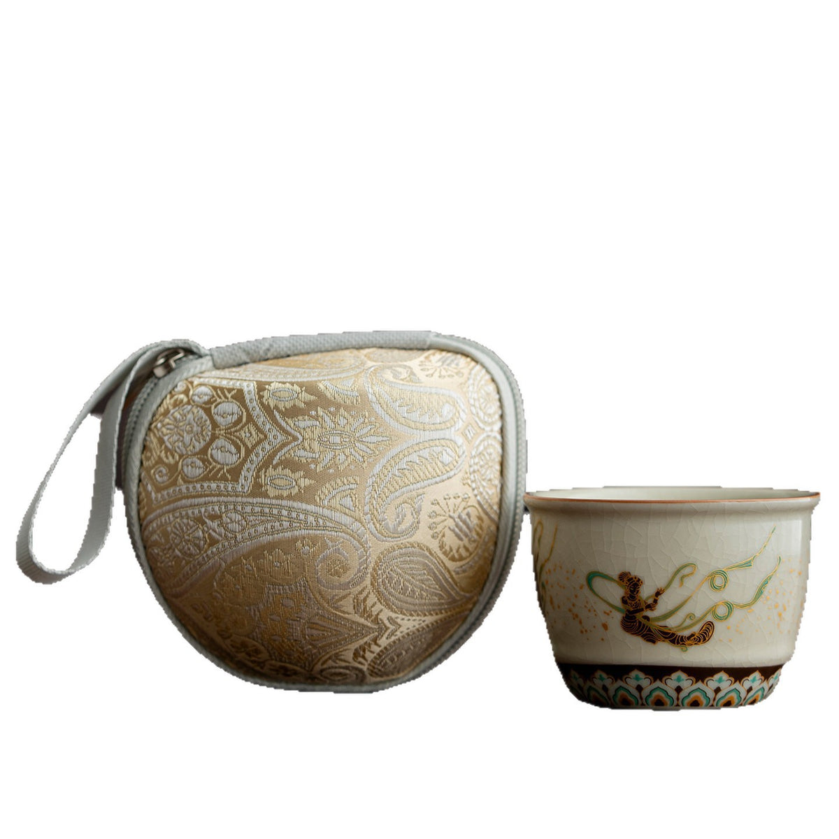 Tee-Becher aus Keramik – Dunhuang Apsaras – Bild 4 | LuxeStyle