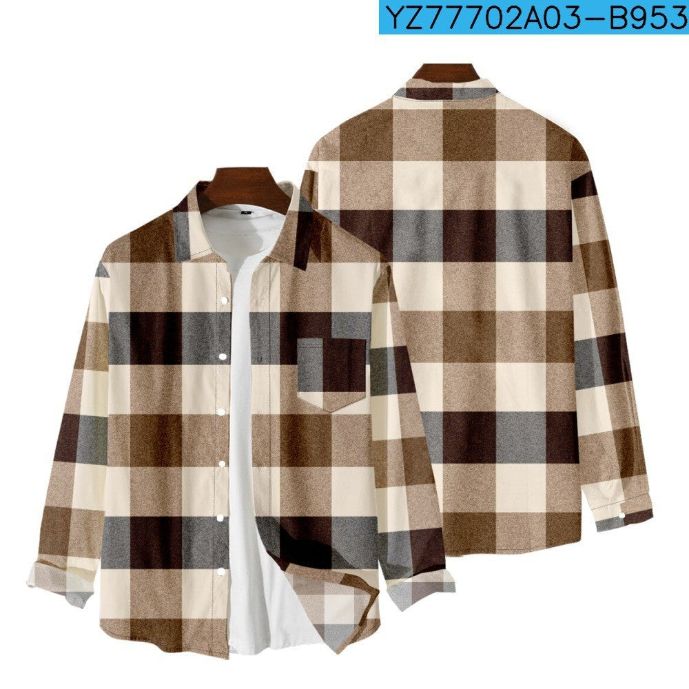 Herren Langarmhemd Kariert – Bequemer Loose Fit – Bild 9 | LuxeStyle