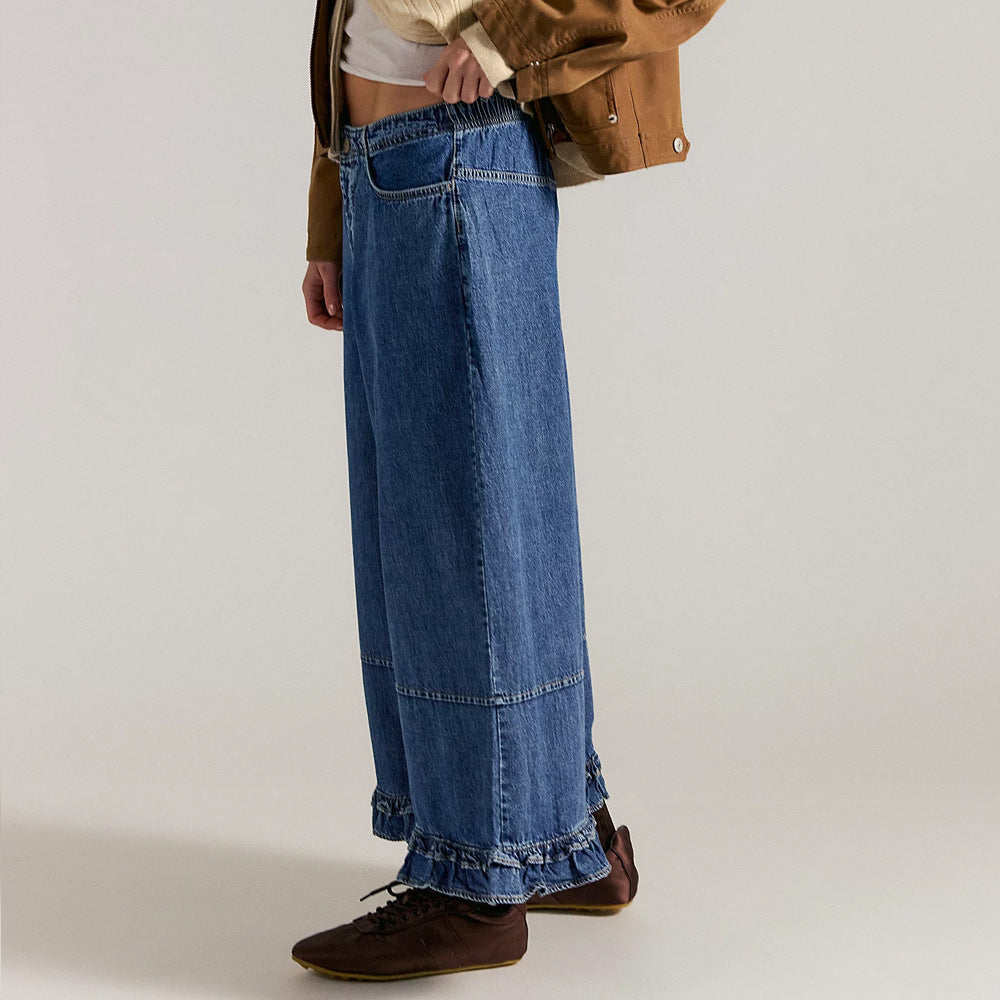Mid-Rise Jeans, gerade geschnitten