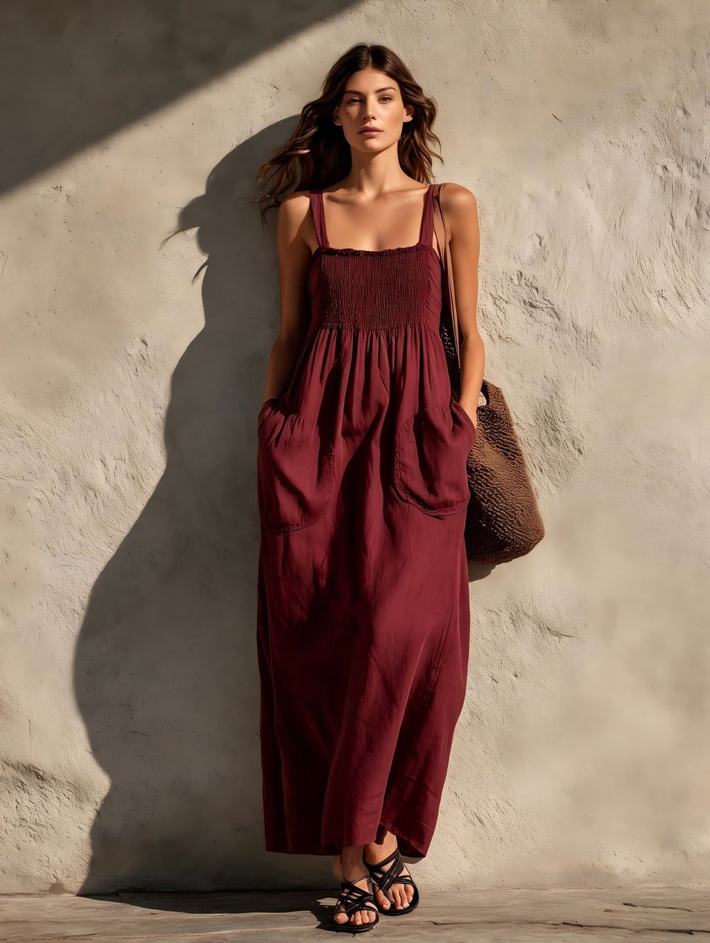 Langes Leinenkleid im Ferien-Stil – Bild 5 | LuxeStyle