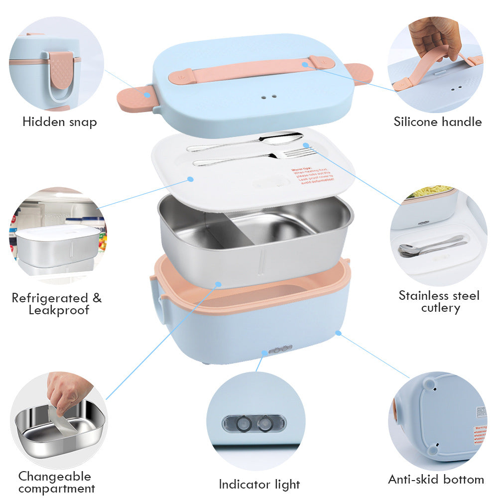 Elektrische Lunchbox mit Edelstahl-Liner – Bild 10 | LuxeStyle