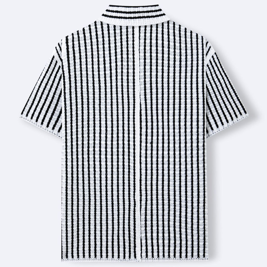 Gestreifter Strickpullover für Herren – Bild 1 | LuxeStyle