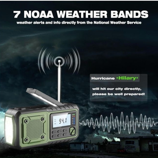 Solar Outdoor Radio mit Powerbank & Licht