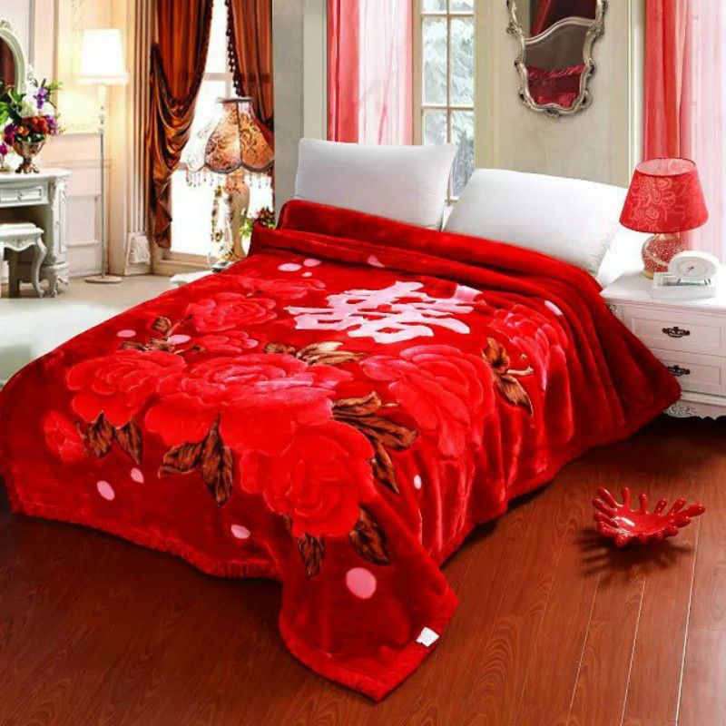 Warme Doppel-Lagen Coral-Fleece-Decke