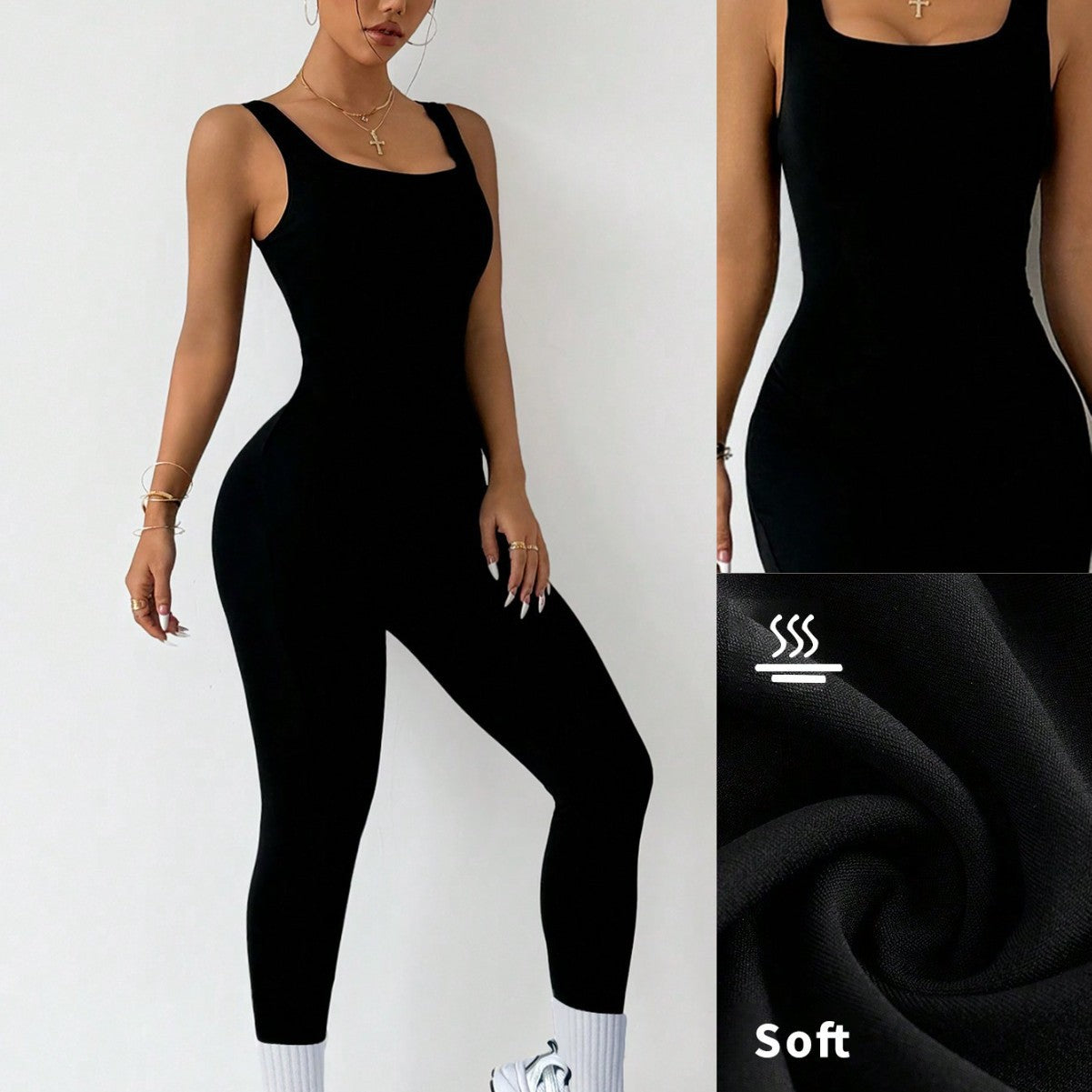 Yoga Jumpsuit mit hohem Stretchanteil