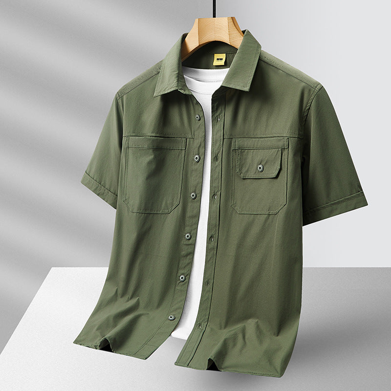 Beige Casual Hemd – Bild 2 | LuxeStyle