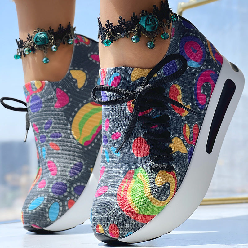 Bequeme Slip-On Sneaker mit Paisley-Print