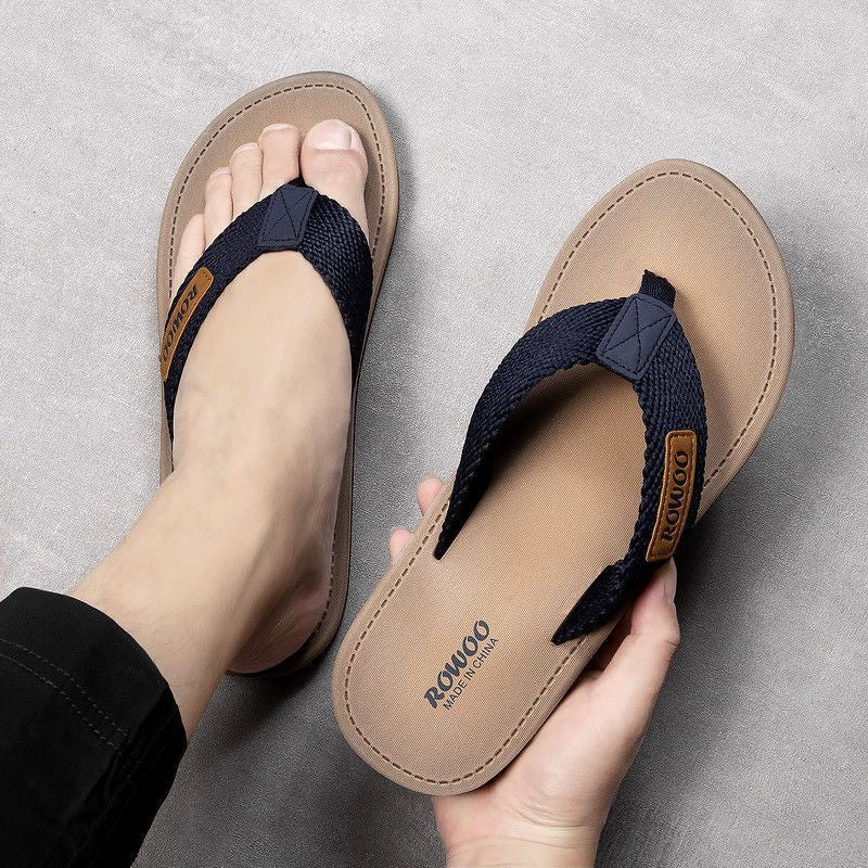 Herren-Strandsandalen mit Stoffriemen