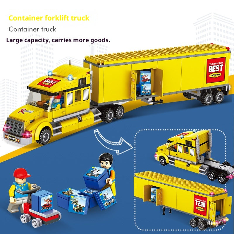 City Container Lastwagen Bausteine – Bild 3 | LuxeStyle