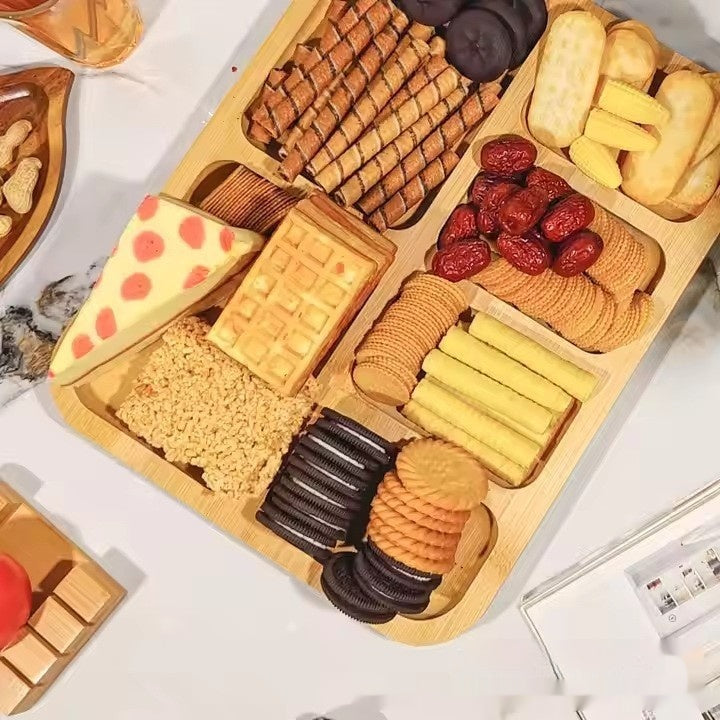 Holz-Tray mit Glas-Abdeckung | LuxeStyle