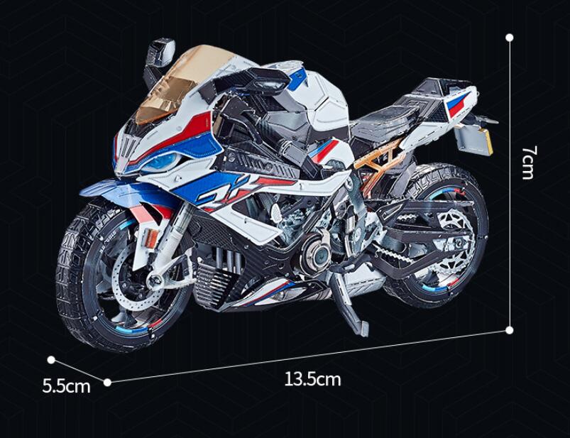 3D Metallpuzzle Motorrad zum Selberbauen | LuxeStyle