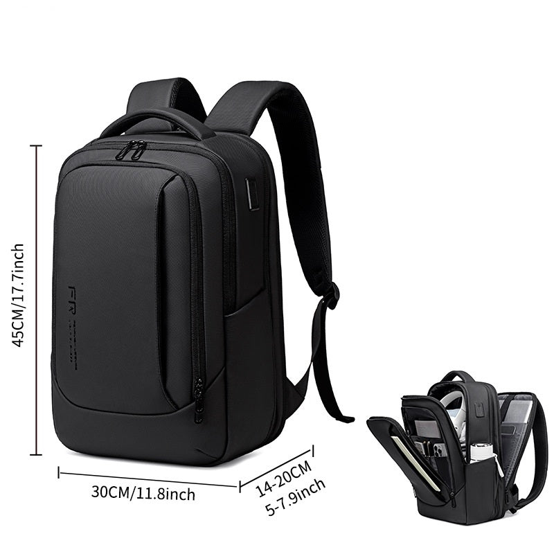 Business Laptop Rucksack mit Erweiterungsfunktion