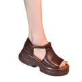 Damen Sandalen mit dicker Sohle – Bild 4 | LuxeStyle