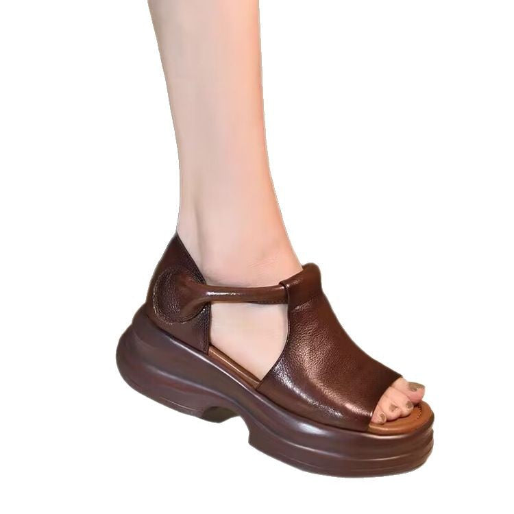 Damen Sandalen mit dicker Sohle – Bild 4 | LuxeStyle