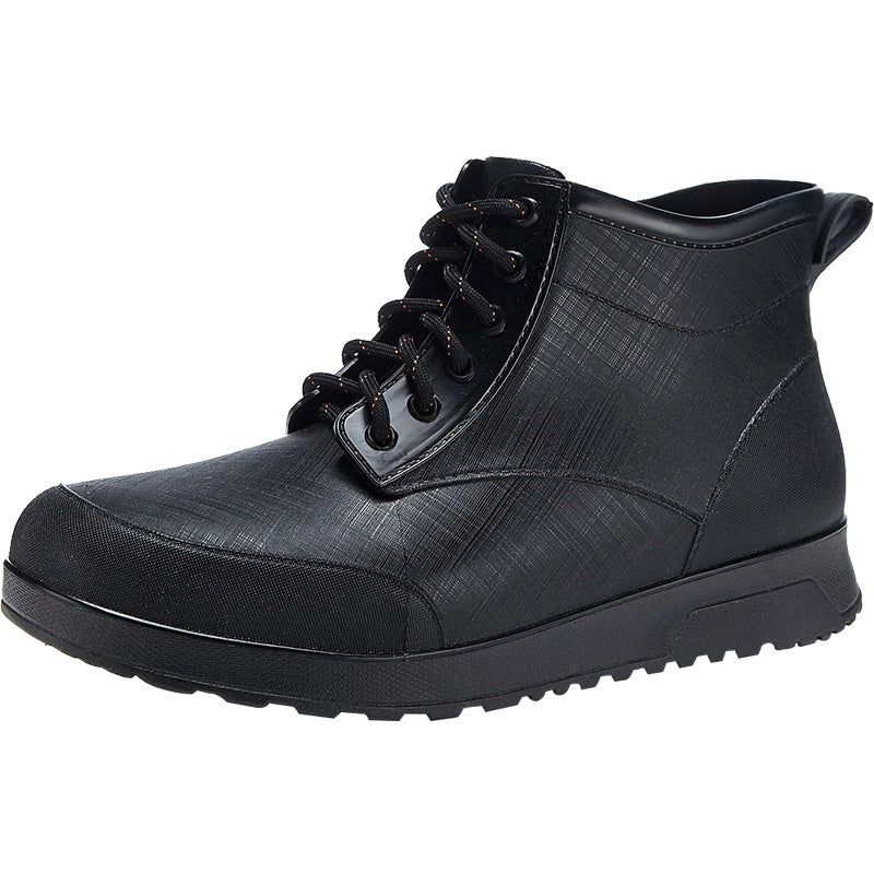 Regenstiefel mit Schnürung – Bild 6 | LuxeStyle