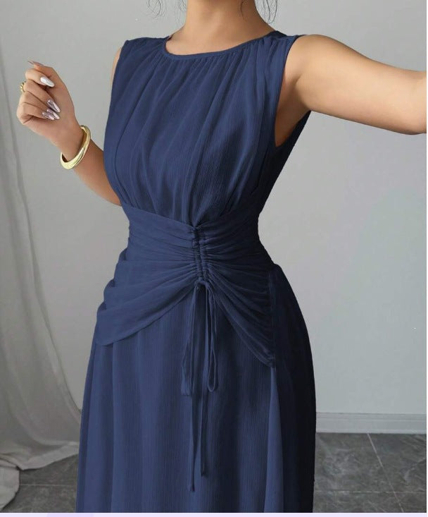 Langärmellose Chiffon-Dress – Bild 6 | LuxeStyle