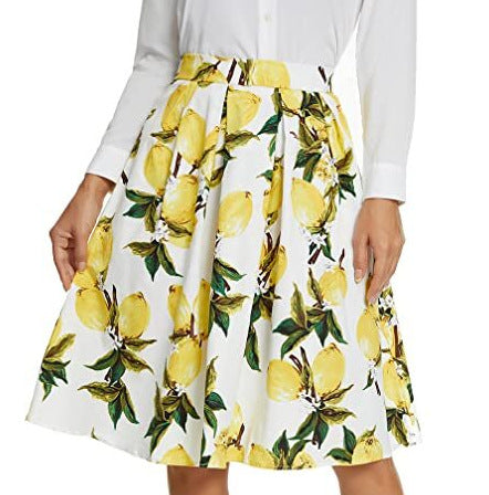 Digitaldruck-Midi-Rock Damen