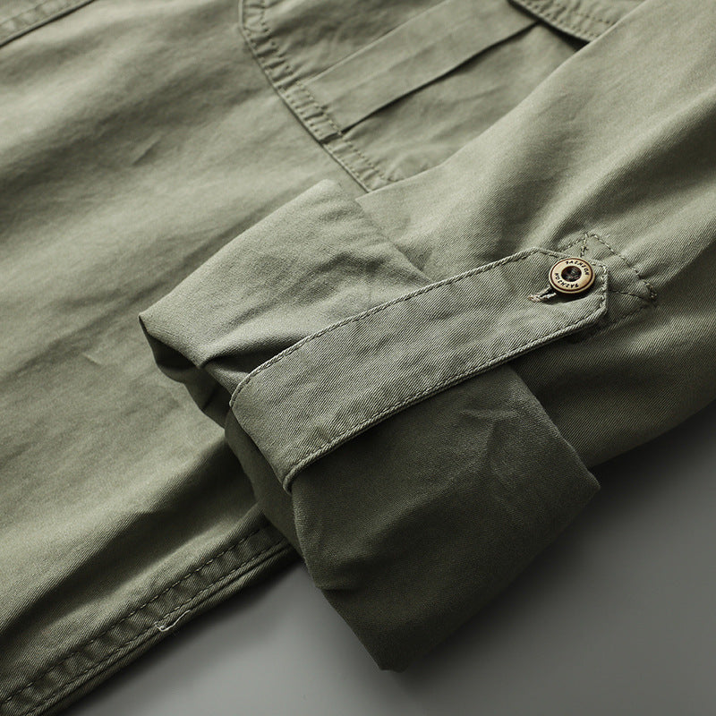 Langärmliges, lockeres Shirt in Einfarbigem – Bild 5 | LuxeStyle