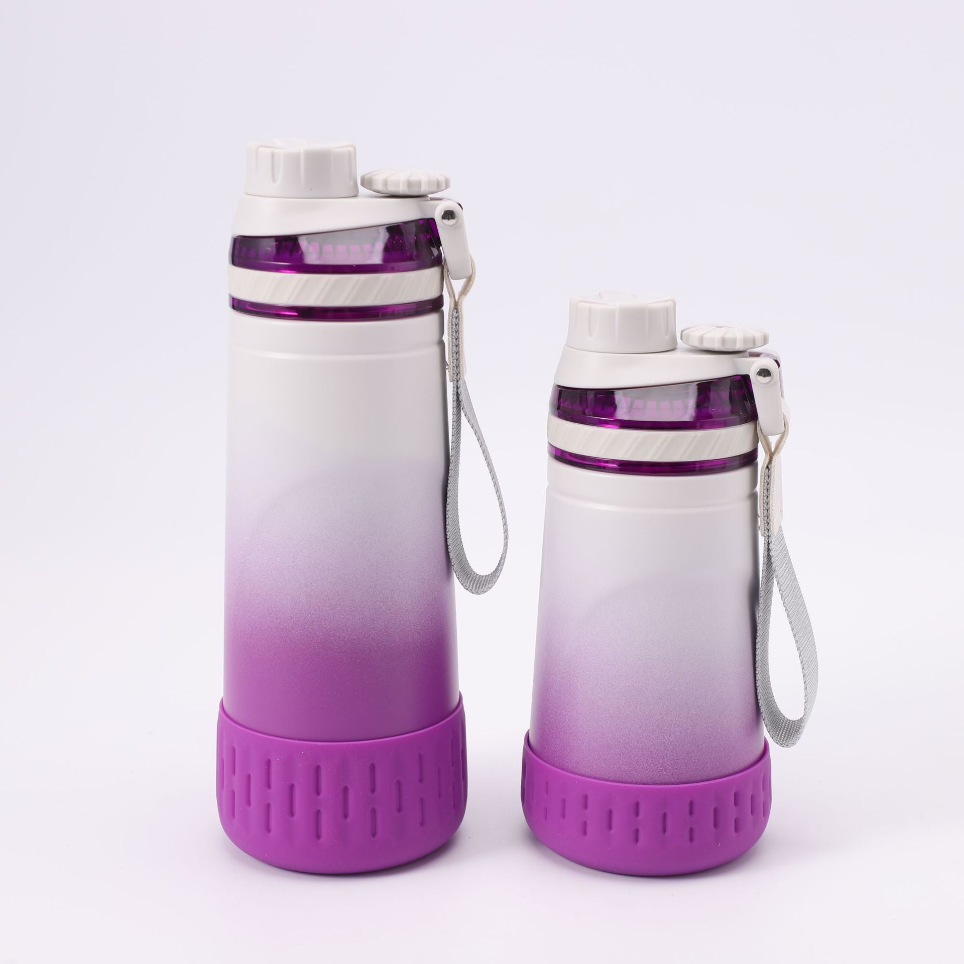 Isolierflasche mit Trinkhalm für Sport & Alltag