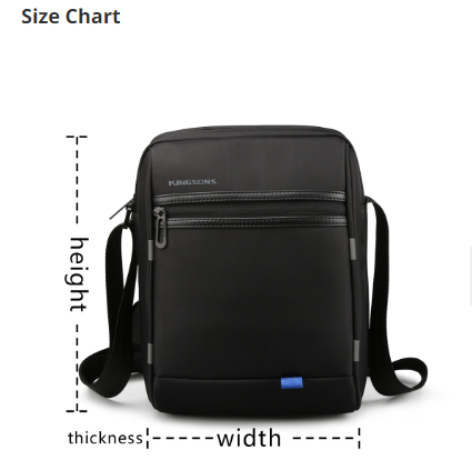 Männer-Shoulderbag mit USB-Ladefunktion 10" – Bild 7 | LuxeStyle