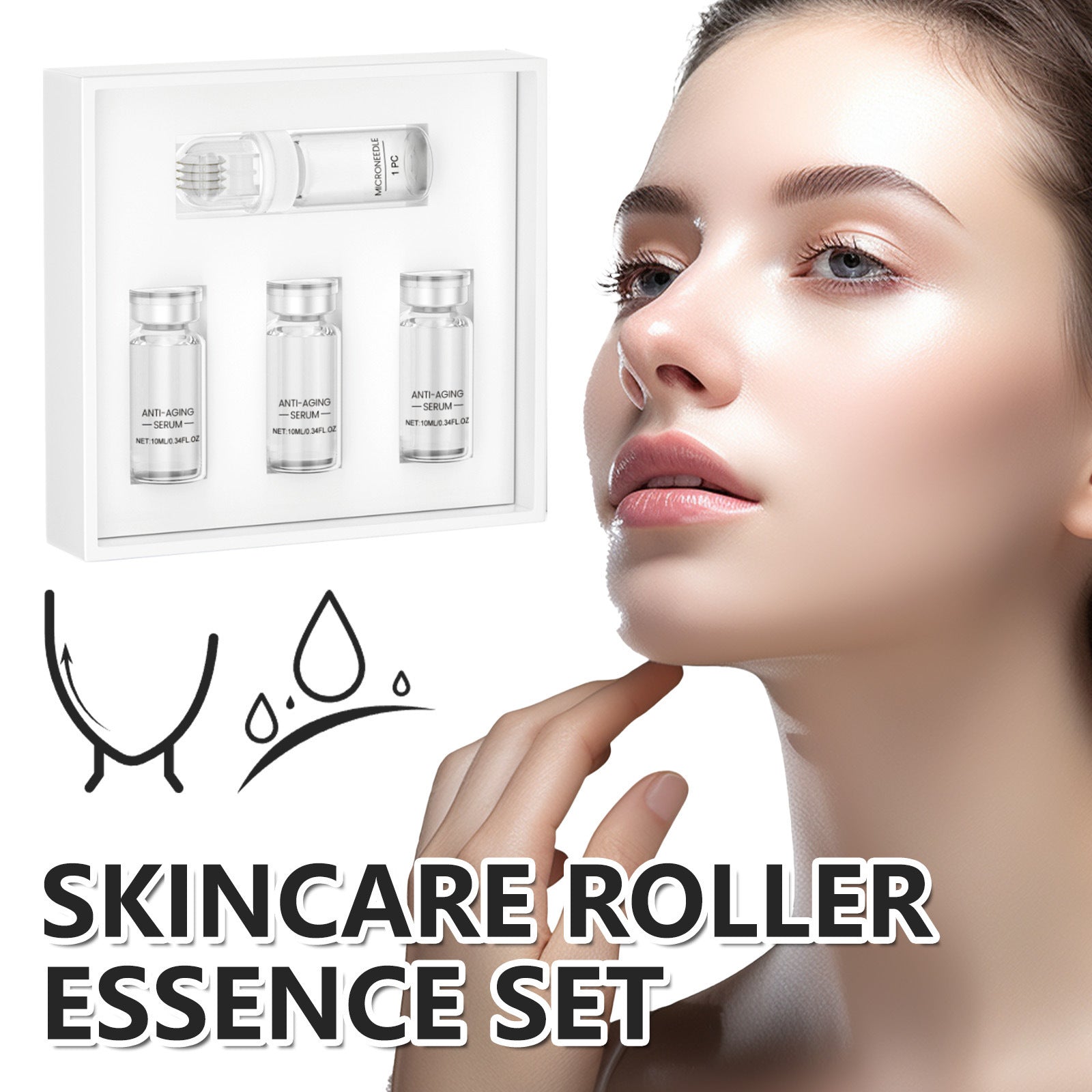 Feuchtigkeitsspendendes Roller Serum Set